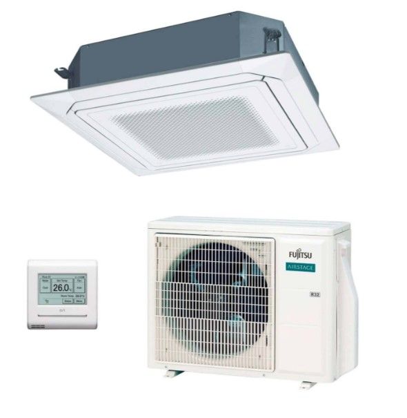 Aire acondicionado 1x1 Fujitsu AUY71-KA split cassette Inverter con flujo circular
