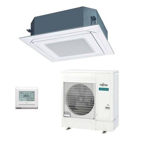 Aire acondicionado 1x1 Fujitsu AUY140-KA split cassette Inverter con flujo circular