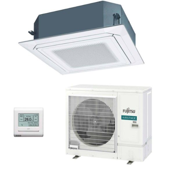 Aire acondicionado 1x1 Fujitsu AUY100T-KA split cassette Inverter con flujo circular