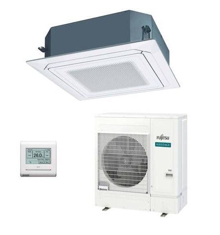 Aire acondicionado 1x1 Fujitsu AUY140T-KA split cassette Inverter con flujo circular