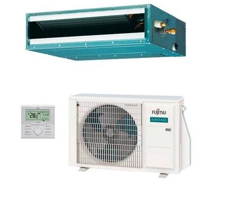 Aire acondicionado 1x1 Fujitsu ACY35K-KA split conducto Inverter slim