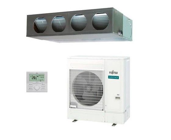 Aire acondicionado 1x1 Fujitsu ACY125K-KA ECO split conducto Inverter media presión