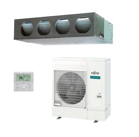 Aire acondicionado 1x1 Fujitsu ACY125T-KA split conducto Inverter media presión
