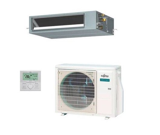 Aire acondicionado 1x1 Fujitsu ACY71-KA split conducto Inverter con bomba de condensados