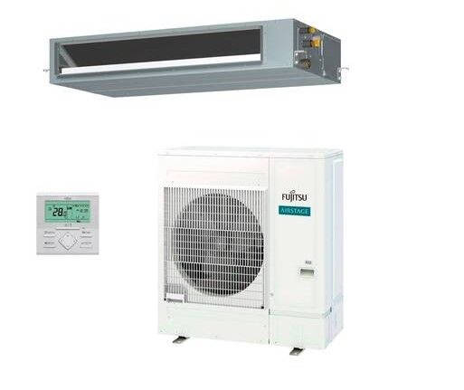 Aire acondicionado 1x1 Fujitsu ACY125-KA split conducto Inverter con bomba de condensados