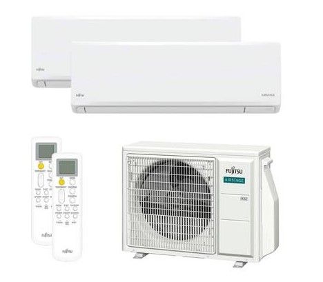Aire acondicionado multisplit 2x1 Fujitsu ASY25U2MI-KN (U. Ext. 50) con Wi-Fi incluido