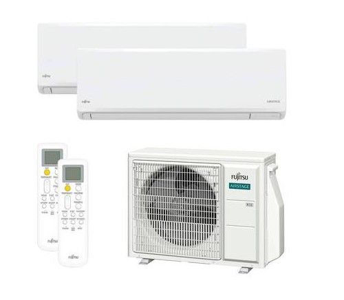 Aire acondicionado multisplit 2x1 Fujitsu ASY3520U11MI-KN (U. Ext. 50) con Wi-Fi incluido