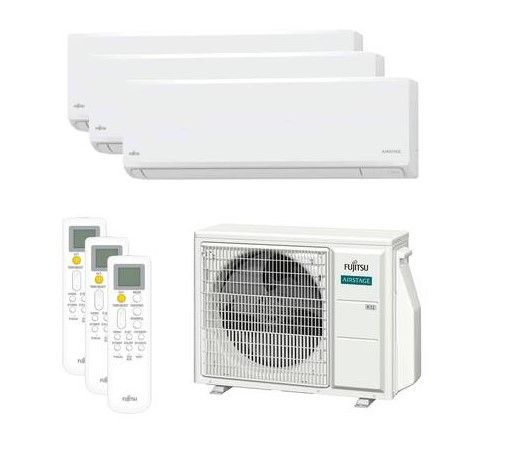 Aire acondicionado multisplit 3x1 Fujitsu ASY3525U3MI-KN (U. Ext. 50) con Wi-Fi incluido