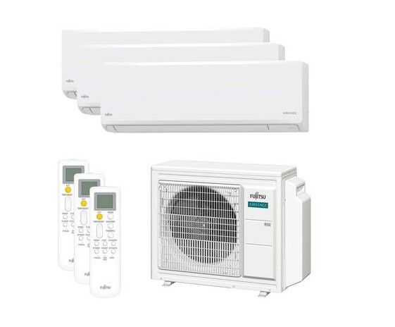 Aire acondicionado multisplit 3x1 Fujitsu ASY3525U3MI-KN (U. Ext. 71) con Wi-Fi incluido
